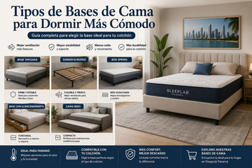 Tipos de Bases de Cama para Dormir Más Cómodo