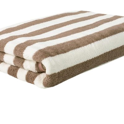 Toalla Beige Rayas