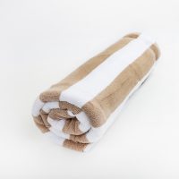Toalla Beige Rayas